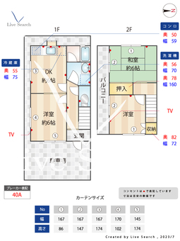 桂ひつじさる連棟　南  【京都府桂駅】 の間取り図