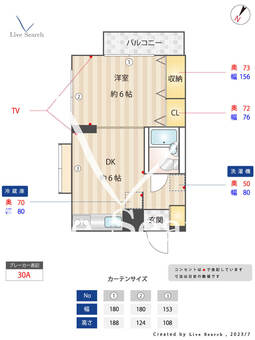 セシオン西新宿 301 【東京都西新宿五丁目駅】 の間取り図