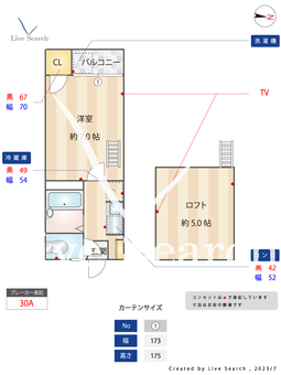 フェリーチェ藤崎 203 【福岡県藤崎駅】 の間取り図
