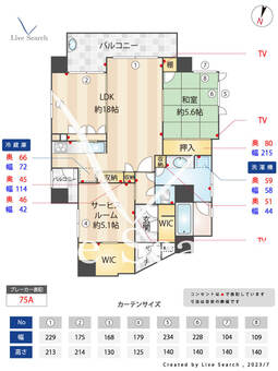 ル・パッサージュ北野 301 【兵庫県三ノ宮駅】 の間取り図