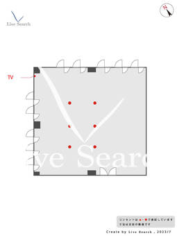 ふくおか石油会館 502 【福岡県呉服町】 の間取り図