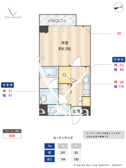 ベルヴェデーレ 201 【東京都西荻窪駅】 の間取り図