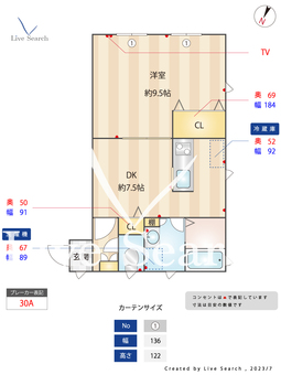 飯郷方 102 【東京都要町駅】 の間取り図
