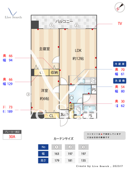 博多スタービル 609 【福岡県博多駅】 の間取り図