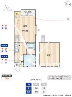 ピュア別府七番館 201 【福岡県別府駅】 の間取り図