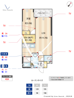 アジュールテラス目黒祐天寺 207 【東京都祐天寺駅】 の間取り図