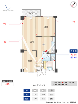 マンション牛込 802 【東京都牛込柳町駅】 の間取り図