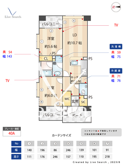 パレソレイユ荻窪 603 【東京都荻窪駅】 の間取り図