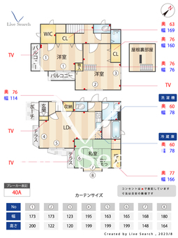 中和泉5丁目貸家  【東京都狛江駅】 の間取り図