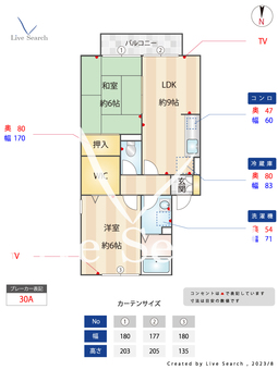 エル観晴 201 【福岡県博多南駅】 の間取り図