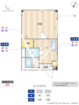 フォレスタ田園調布 101 【東京都多摩川駅】 の間取り図