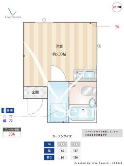 エスポワール亀有 102 【東京都亀有駅】 の間取り図