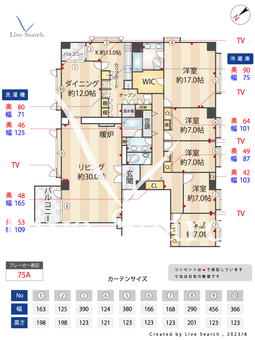 明治パークハイツ 401 【東京都四ツ谷駅】 の間取り図