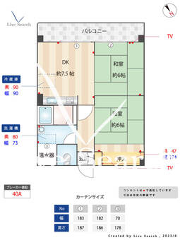 ピアニシオン大野城 702 【福岡県大野城駅】 の間取り図