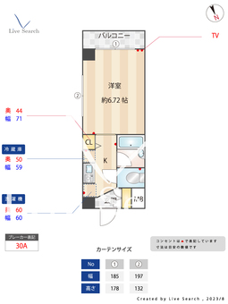 ファミーユTAKADA 103 【東京都梅屋敷駅】 の間取り図