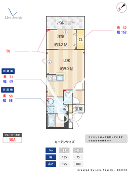 アトリオフラッツ高宮 207 【福岡県高宮駅】 の間取り図