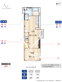 翔 101 【東京都八幡山駅】 の間取り図