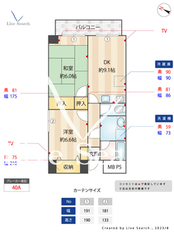 ルクソール保土ヶ谷 307 【神奈川県保土ヶ谷駅】 の間取り図