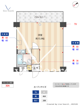 ハラスパジオ方南町 202 【東京都方南町】 の間取り図