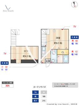 グランエッグス祐天寺A 202 【東京都祐天寺駅】 の間取り図