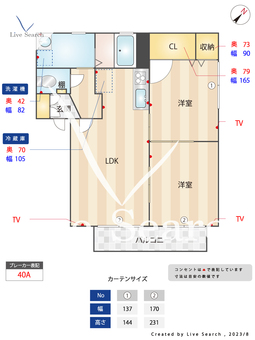 メイプル丸山台Ⅱ 102 【兵庫県岡場駅】 の間取り図