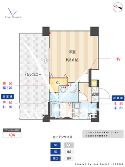 アルファコート青砥3 508 【東京都青戸駅】 の間取り図