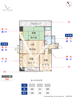 博多桶屋町ビル 503 【福岡県祇園駅】 の間取り図