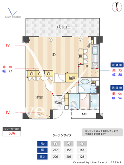 ブライトイースト芝浦 507 【東京都芝浦ふ頭駅】 の間取り図