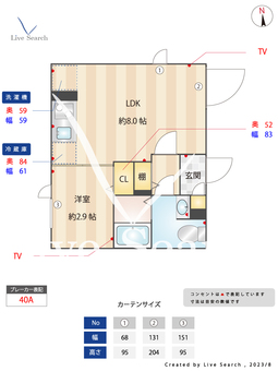 エルファーロ押上 201 【東京都押上駅】 の間取り図