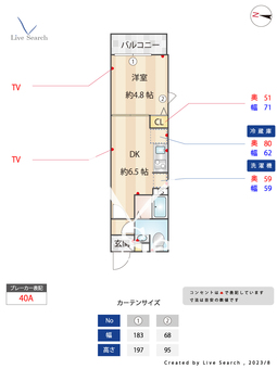 エルファーロ押上 403 【東京都押上駅】 の間取り図