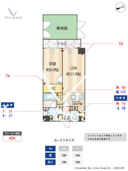ベルジェンド新中野レジデンス 101 【東京都新中野駅】 の間取り図