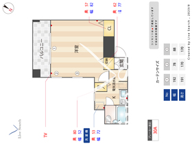 イーグル祇園伍番館 603 【福岡県祇園駅】 の間取り図