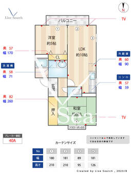 Bendetta 高丘 202 【兵庫県大久保駅】 の間取り図