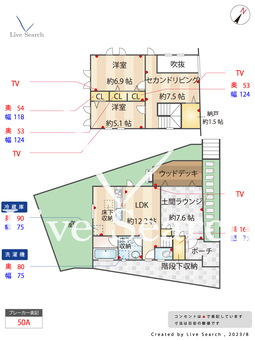 ミナノバ・ビレッジ  【神奈川県市が尾駅】 の間取り図