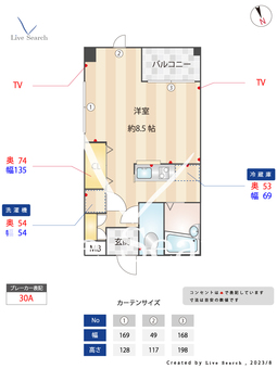 ラ・メゾン・ドゥ・シーニュ 201 【東京都雑司が谷駅】 の間取り図