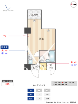 トップ不動前 606 【東京都不動前駅】 の間取り図
