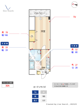 エトス大名 406 【福岡県赤坂駅】 の間取り図