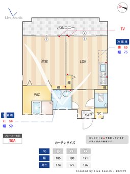 エトス大名 606 【福岡県赤坂駅】 の間取り図
