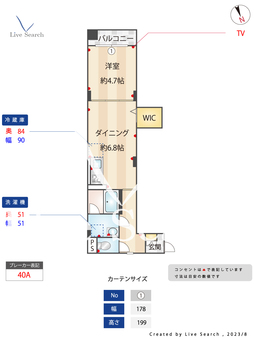 DORACOHNI WASEDA 303 【東京都早稲田】 の間取り図