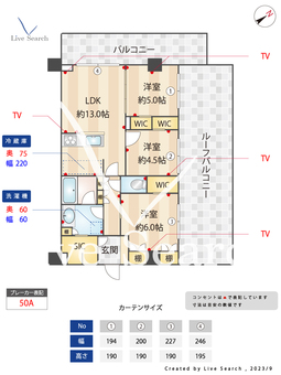 グランカーサ溝の口 410 【神奈川県津田山駅】 の間取り図