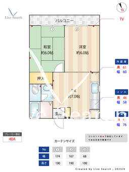 スウィートワン 202 【東京都西荻窪駅】 の間取り図