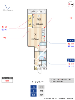  セレスティア大谷田 202 【東京都北綾瀬駅】 の間取り図