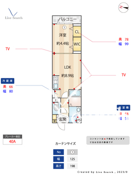  セレスティア大谷田 205 【東京都北綾瀬駅】 の間取り図
