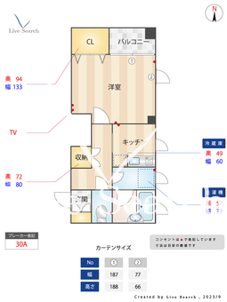 キミシゲビル 203 【東京都錦糸町駅】 の間取り図