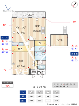 サントレージュ南町A棟 204 【兵庫県五社駅】 の間取り図