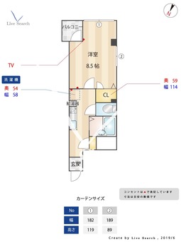 第3ゼニヤビル 201 【福岡県西新駅】 の間取り図