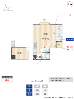 シャイナハイムB 105 【福岡県九産大前駅】 の間取り図