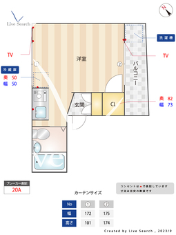 国領アパートメント 201 【東京都国領駅】 の間取り図