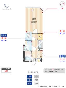 タスキsmart中野 401 【東京都中野駅】 の間取り図