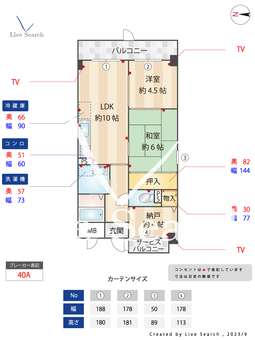 ラ・サンシャイン 101 【兵庫県武庫之荘駅】 の間取り図
